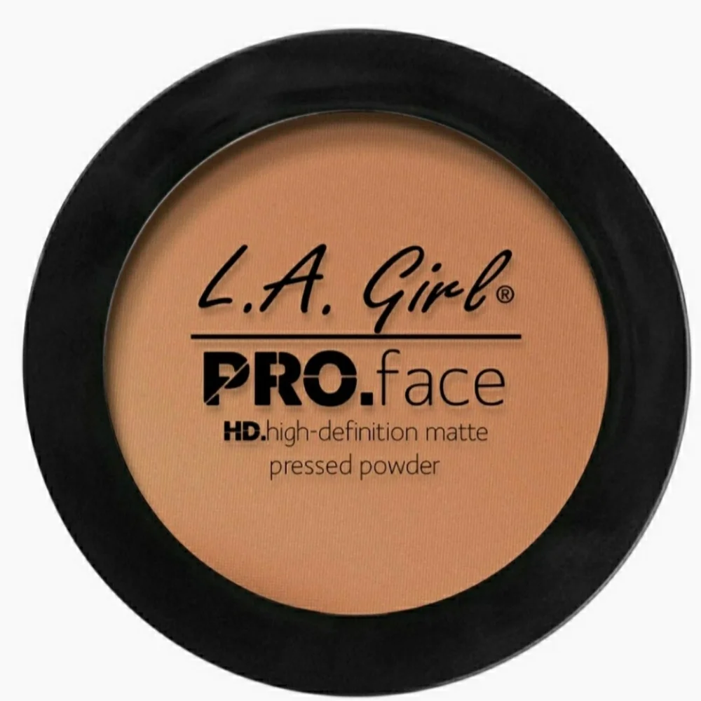 L.A. Girl PRO.Face HD Matte Pressed Powder, GPP612 WARM CARAMEL (2 pack)
